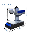 3W 5W UV Laser Engraving Machine UV Laser Marker For Rubber 0.02mm Accuracy