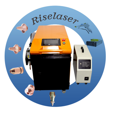 3 dalam 1 Laserswelder Dengan Cleaner Cutter, Handheld Laser Fiber Welding Machine Untuk Logam