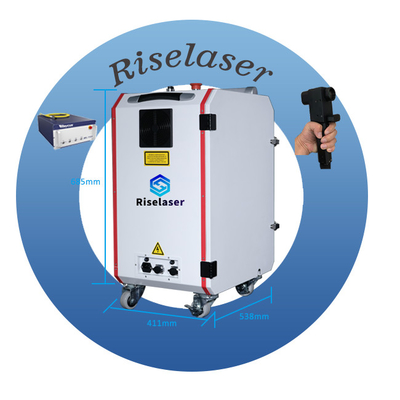 Mesin Pembersih Laser Serat Koper 100W 200W untuk Industri Konstruksi Industri Pertanian