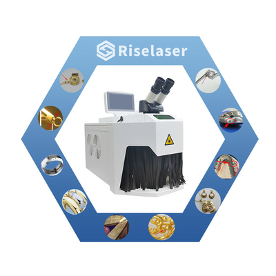 Emas Perak Platinum Perhiasan Mesin Laser Pengelasan 150W YAG Desktop Mini Laser Spot Welder Produsen