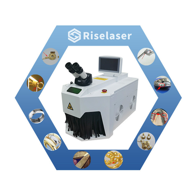 150W stainless steel logam mesin pengelasan, laser spot welder untuk emas perak cincin perhiasan alat